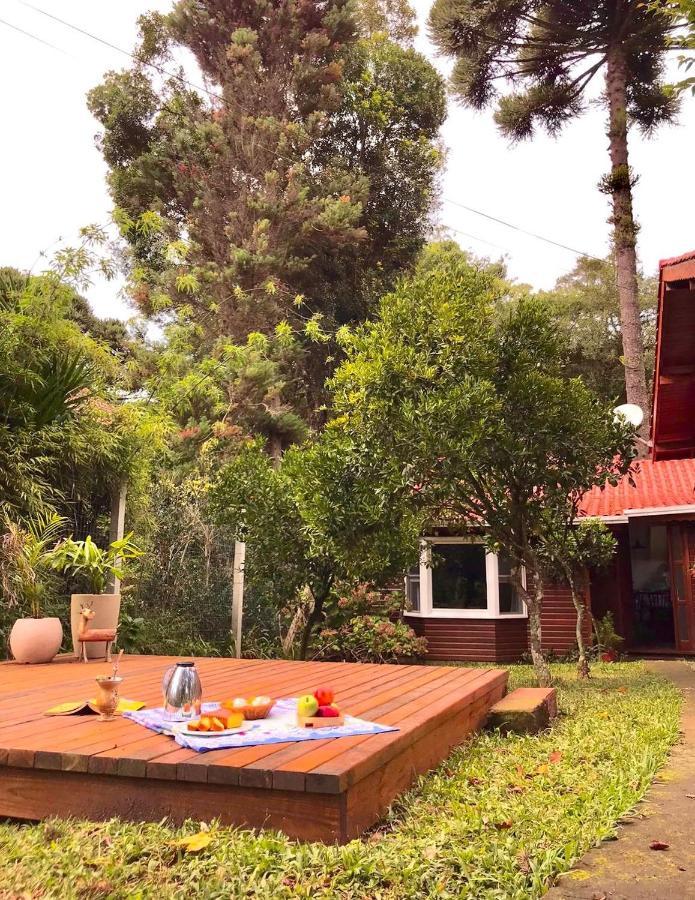 Вилла Casa Calandra Chale Colonial De Madeira Na Serra Gaucha, Canelars Экстерьер фото